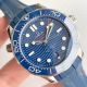 OM Factory Omega Seamaster Diver 300m Swiss 8800 watch SS Blue Rubber Strap (4)_th.jpg